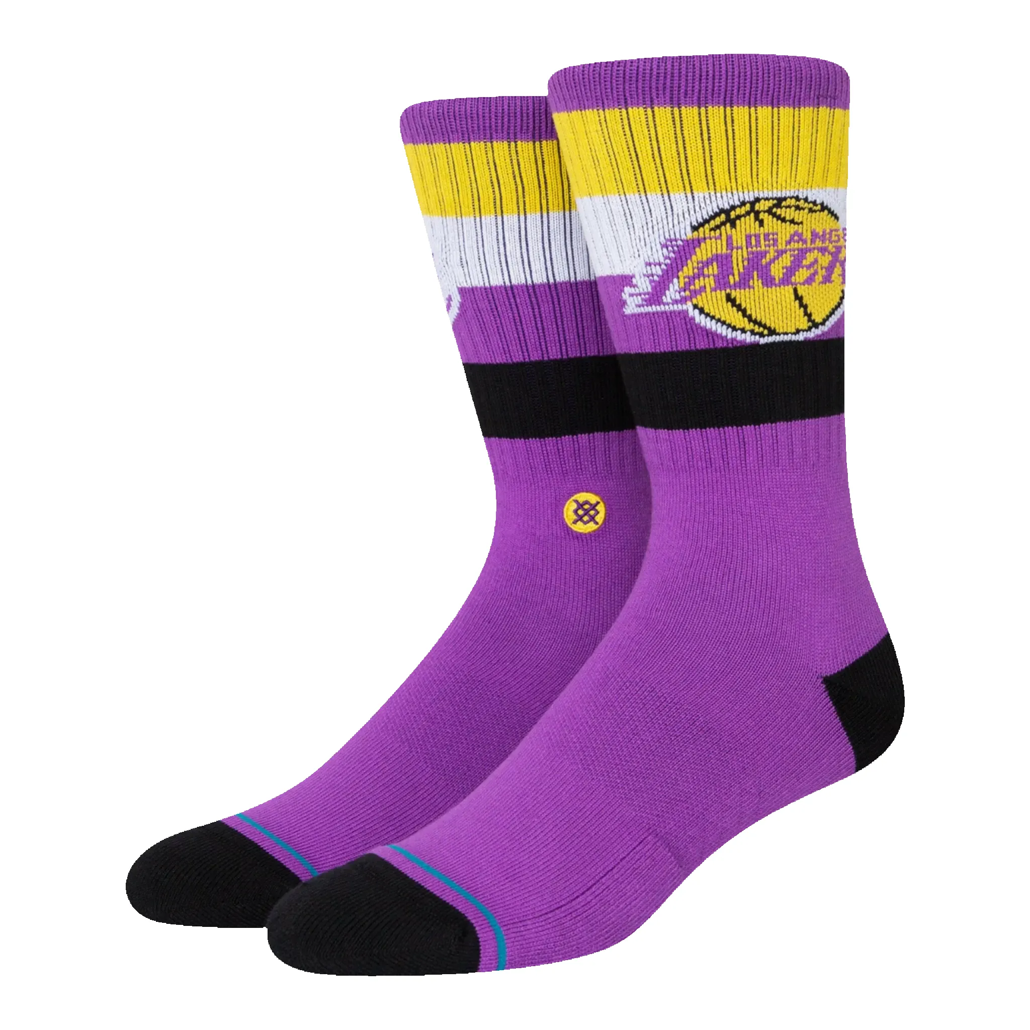 Stance Lakers ST Men Crew Socks Purple sold by Zulily