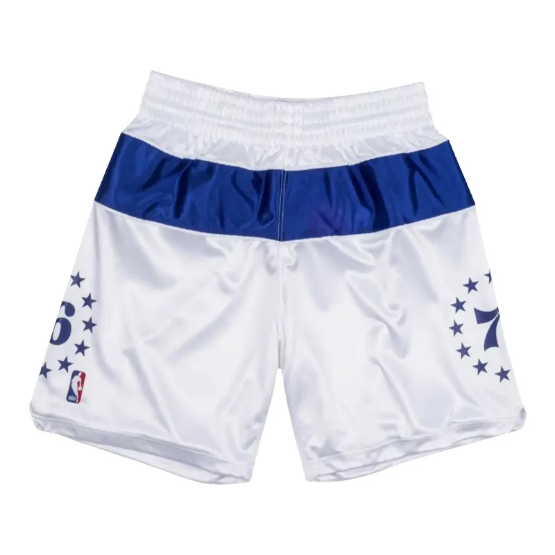 Mitchell & Ness Philadelphia 76ers 2003-04 Men Shorts White made by Mitchell & Ness