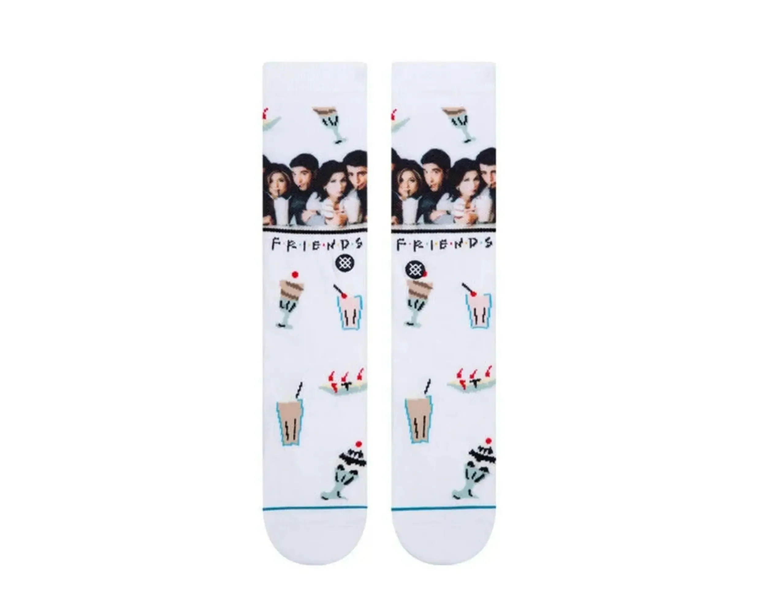 Stance The One With The Diner Friends Crew Socks White sold by Zulily product image thumbnail 2