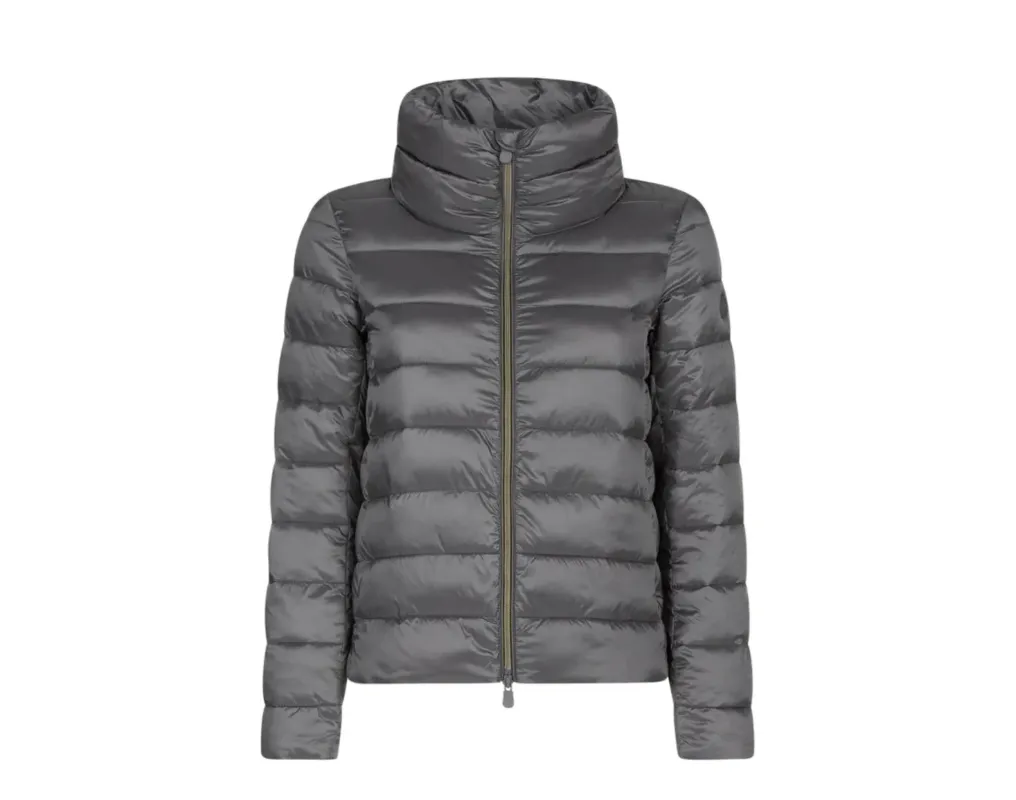 Save The Duck Iris Women Puffer Jacket Mid Grey made by Save The Duck