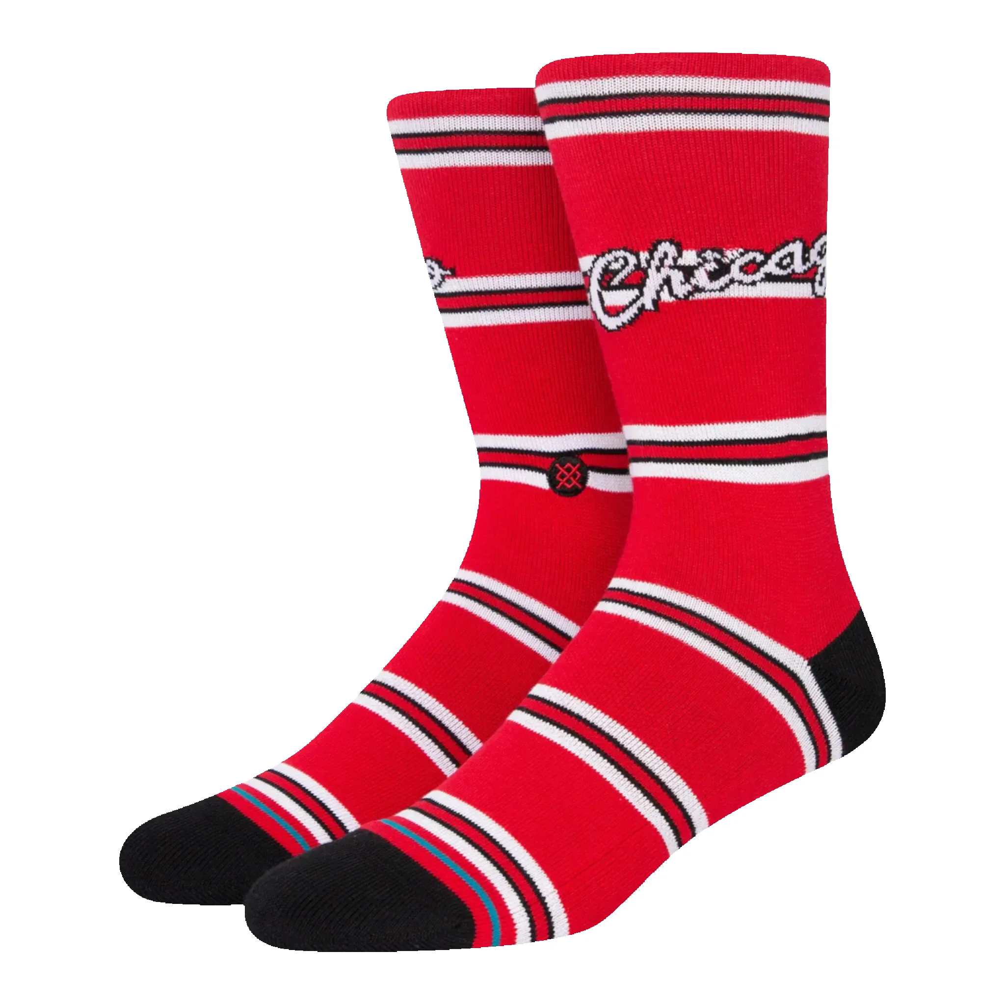 Stance x NBA Classic Bulls Men Crew Socks Red sold by Zulily