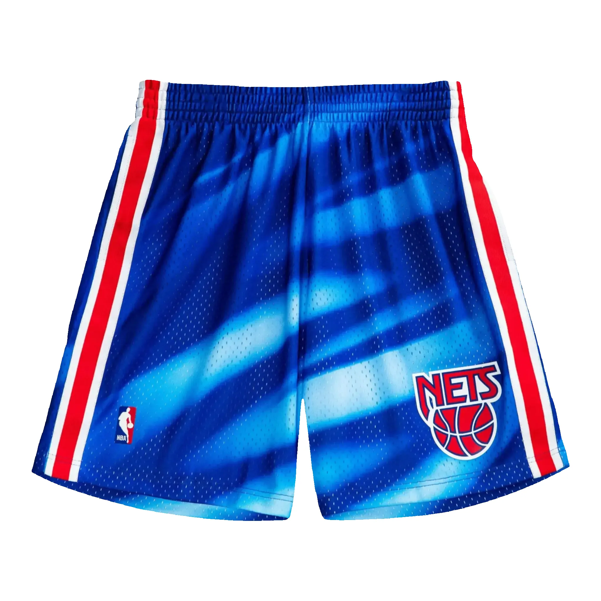Mitchell & Ness NBA Swingman New Jersey Nets 1990-91 Men Shorts Pattern/Royal sold by Zulily