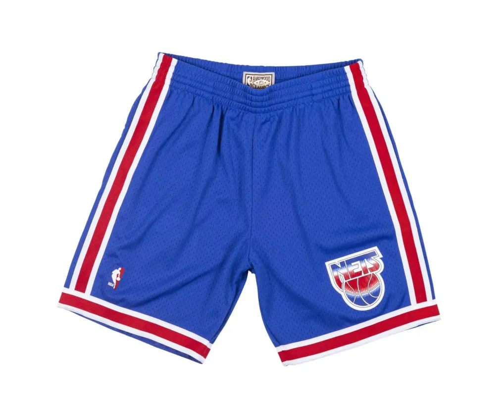 Mitchell & Ness Swingman New Jersey Nets Road 1993-94 Men Shorts Royal Blue/White/Red made by Mitchell & Ness