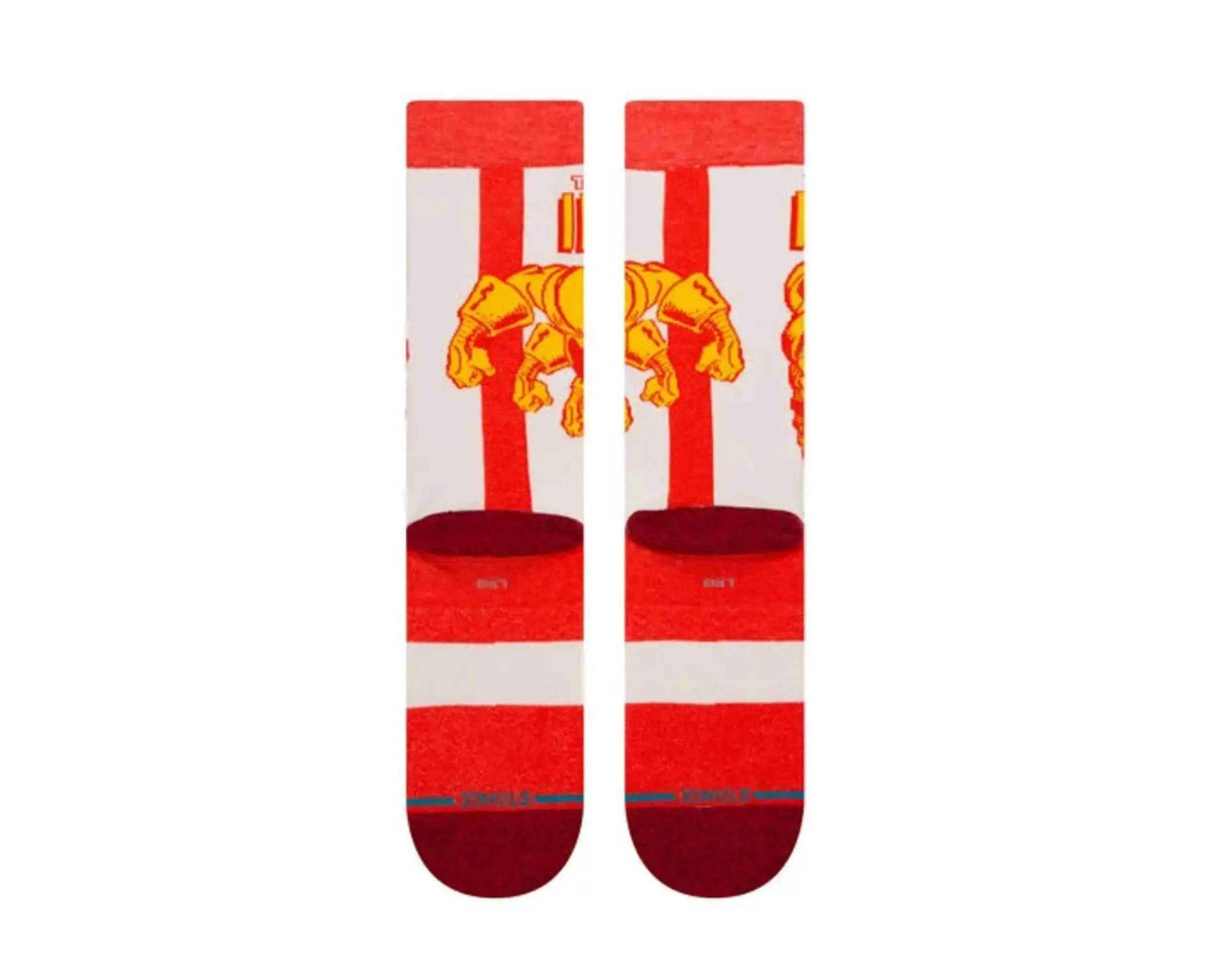 Stance Marvel Iron Man Marquee Crew Socks Red sold by Zulily product image thumbnail 3