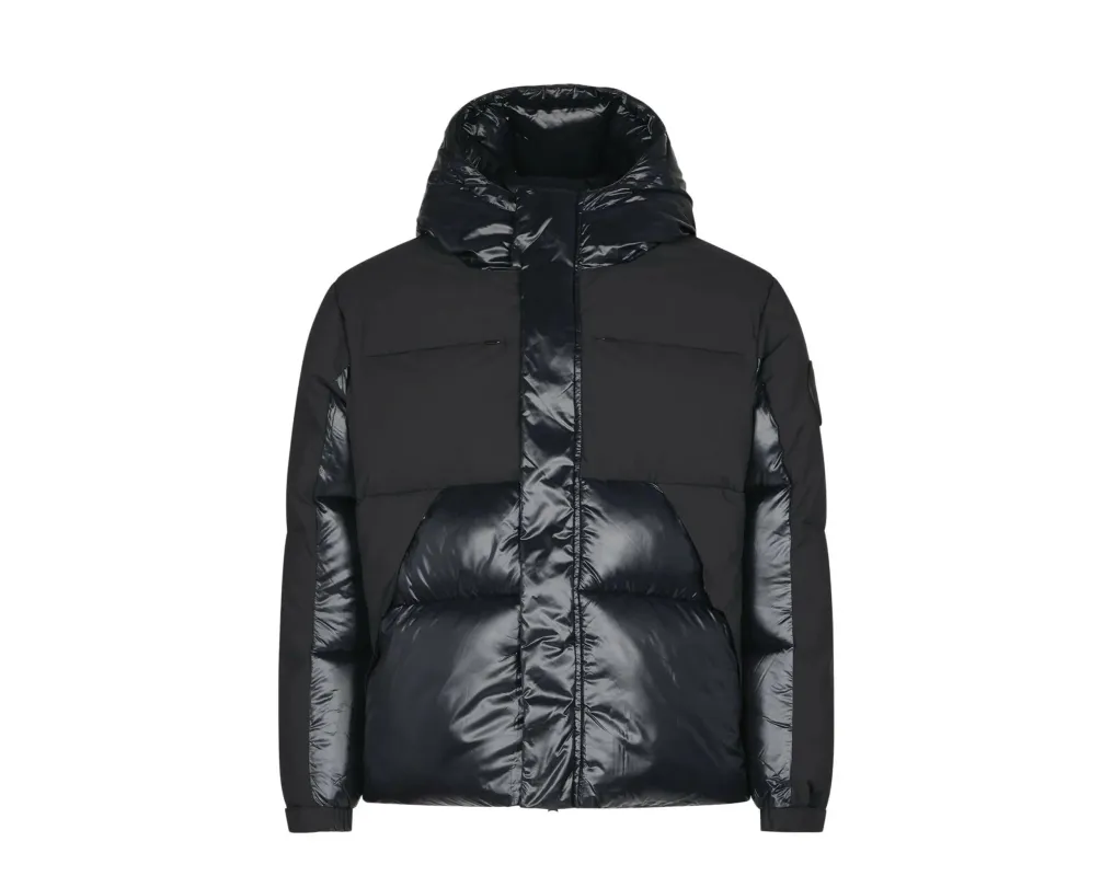 Save The Duck Luma Hooded Puffer Men Jacket Black/Black made by Save The Duck