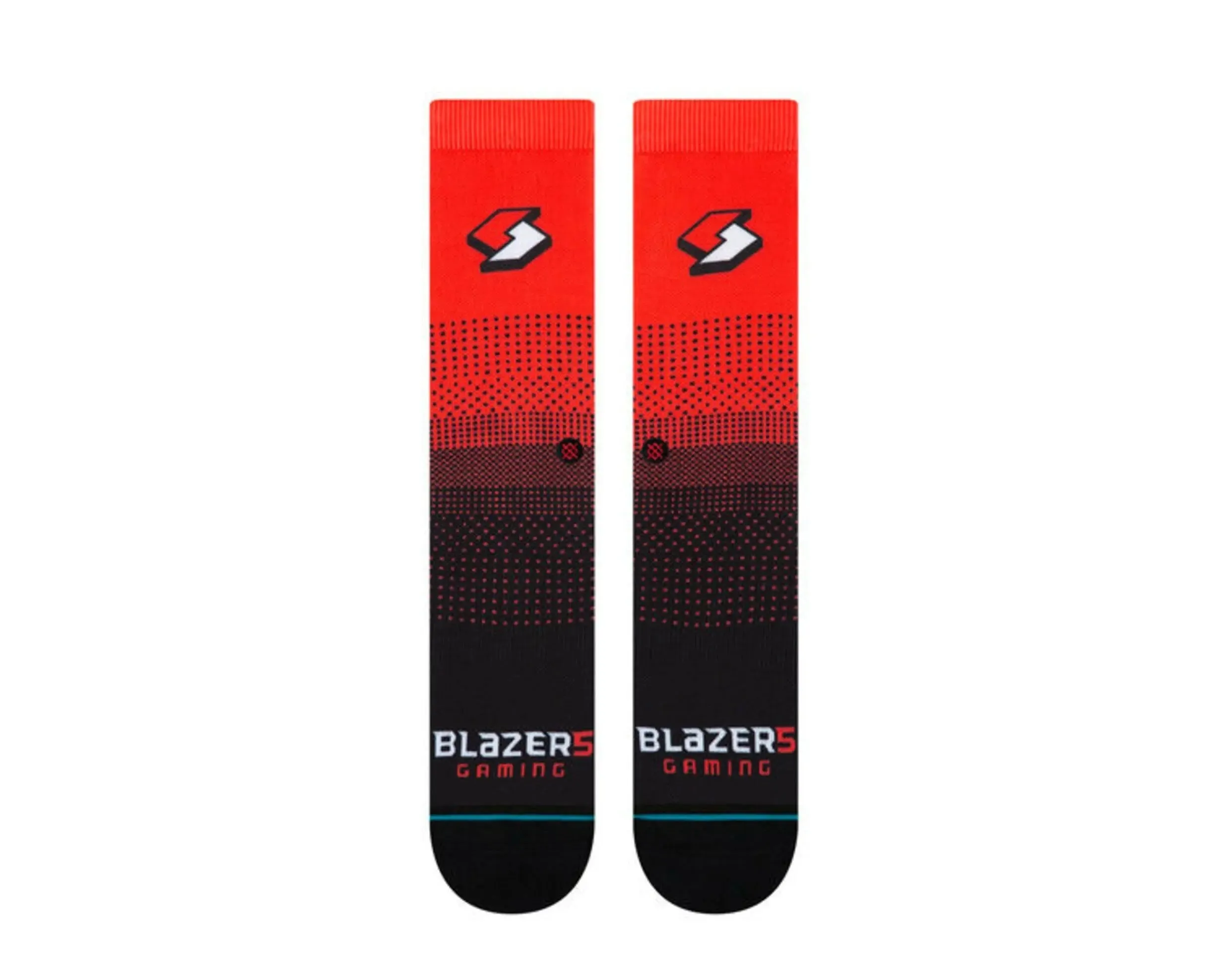 Stance Trail Blazers Gaming 2K Crew Socks Red/Black sold by Zulily product image thumbnail 2