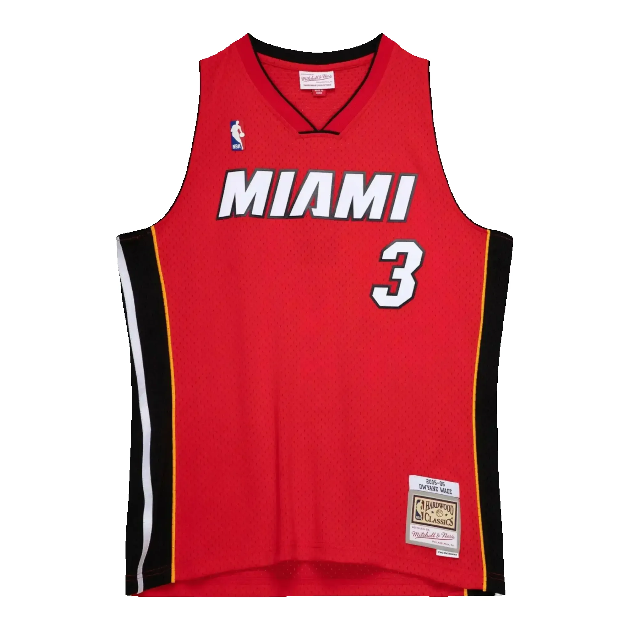 Mitchell & Ness Miami Heat 2005-06 Dwyane Wade Men Jersey Red sold by Zulily