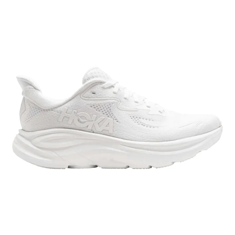 Hoka Clifton 10 Women Running Sneakers Triple White made by Hoka
