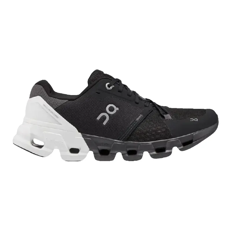 ON CLOUDFLYER 4 WIDE WOMEN BLACK WHITE made by On