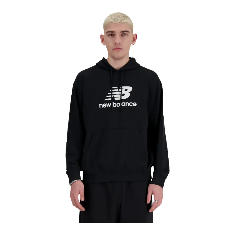 New Balance Sport Essentials Fleece Logo Hoodie Men Hoodie Black made by New Balance