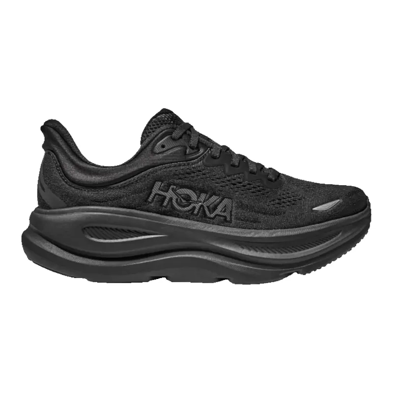HOKA Bondi 9 Men Running Sneakers Black/Black made by Hoka