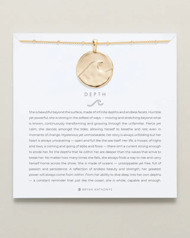 Depth Necklace made by Zulily