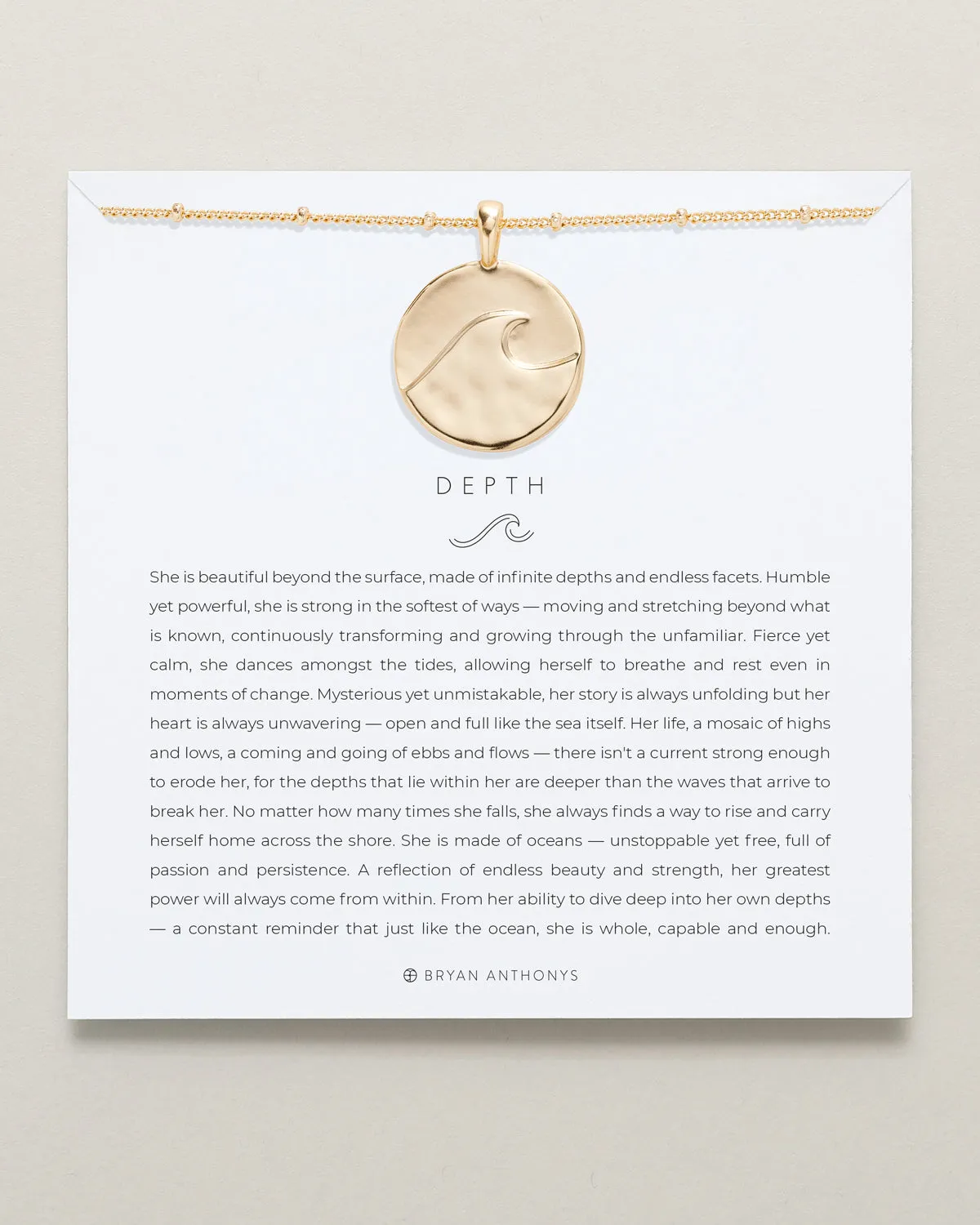 Depth Necklace sold by Zulily