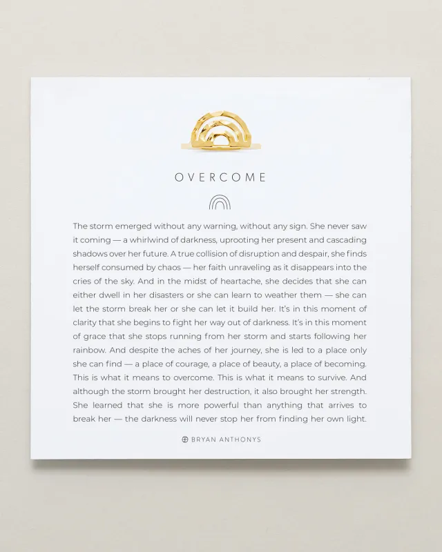 Overcome Ring made by Zulily