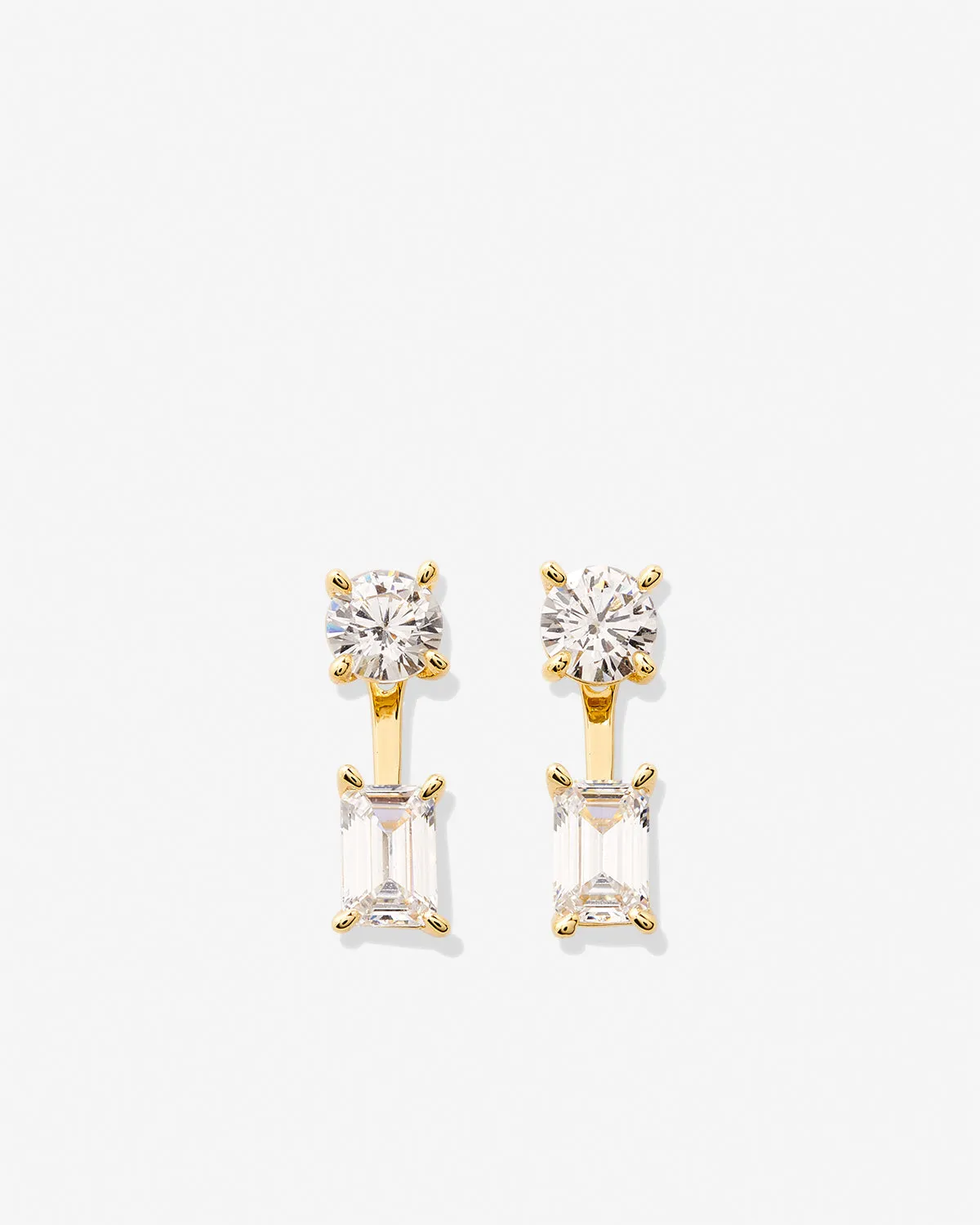 Beautifully Broken Emerald Cut Ear Jackets sold by Zulily product image thumbnail 3