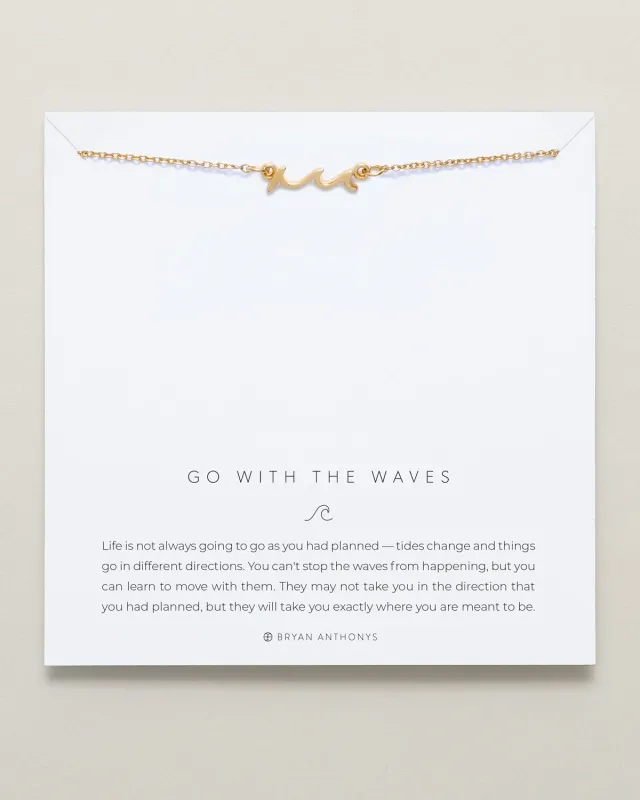 Go With The Waves Necklace made by Zulily