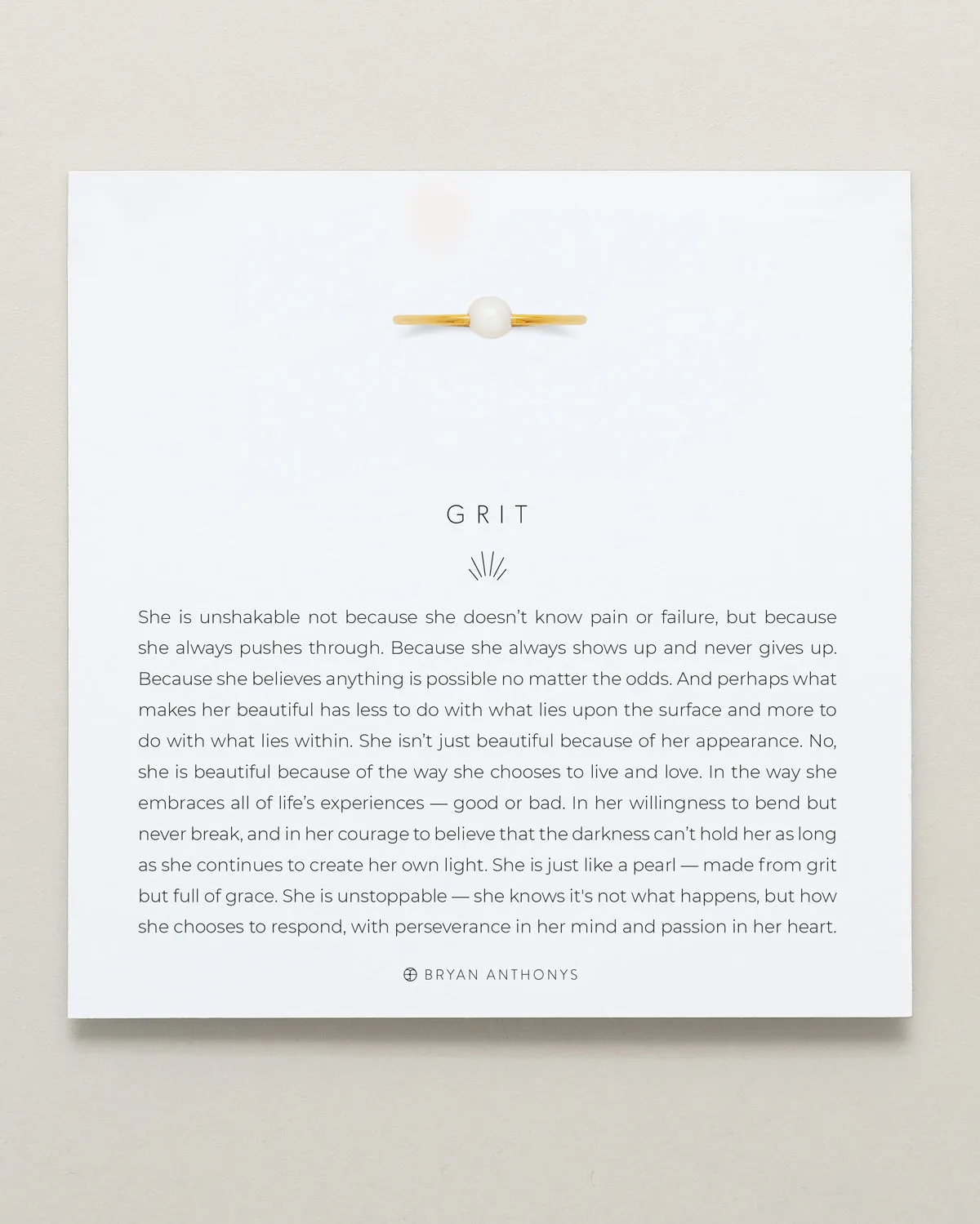 Grit Dainty Ring sold by Zulily