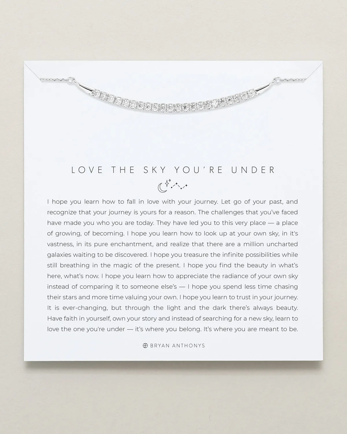 Love The Sky You're Under Pave Necklace sold by Zulily product image thumbnail 2