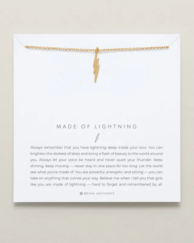 Made of Lightning Necklace made by Zulily