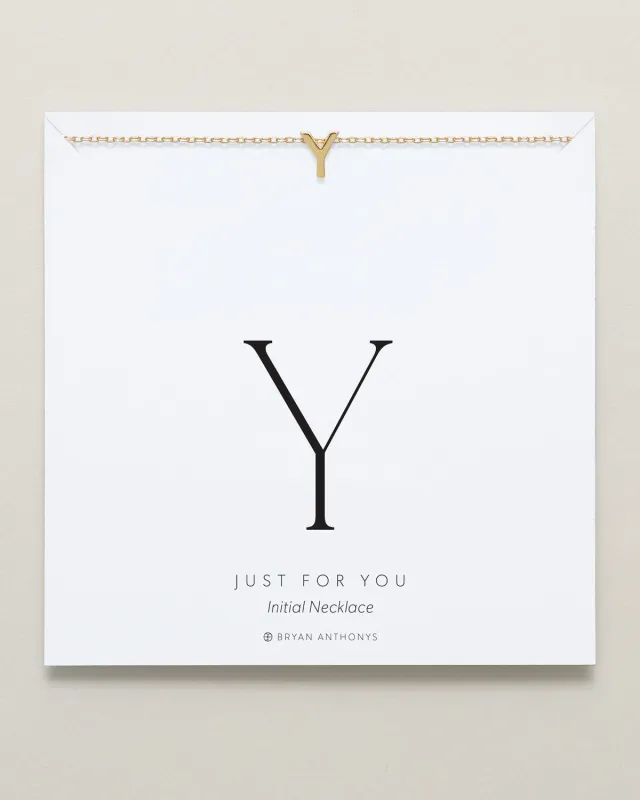 Just For You Initial Necklace — Y made by Zulily