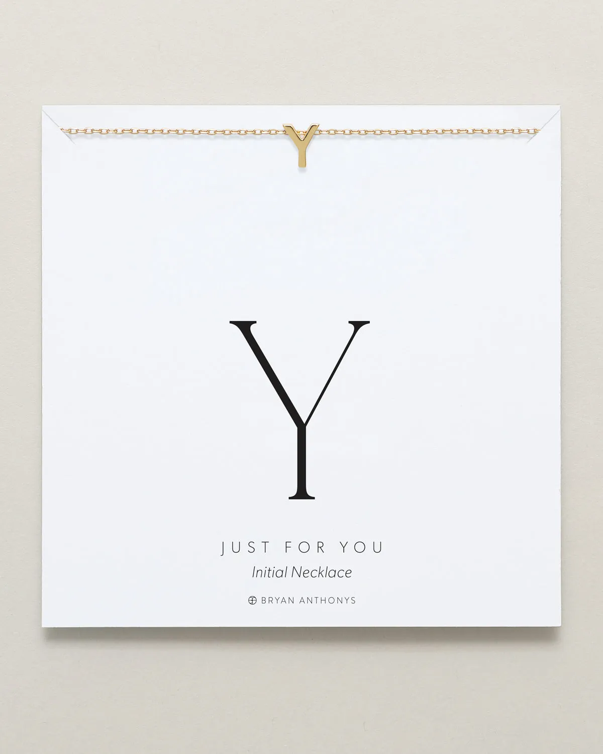 Just For You Initial Necklace — Y sold by Zulily