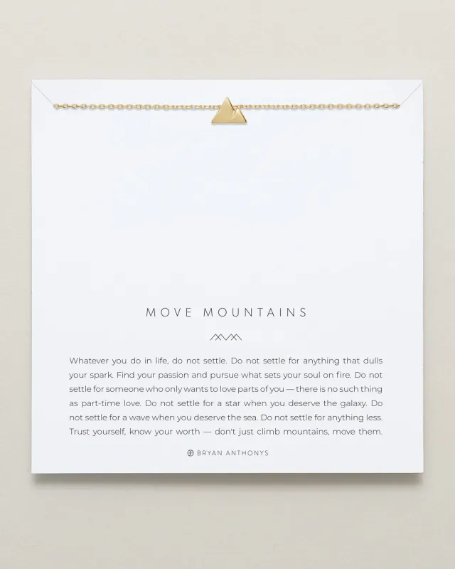 Move Mountains Necklace made by Zulily