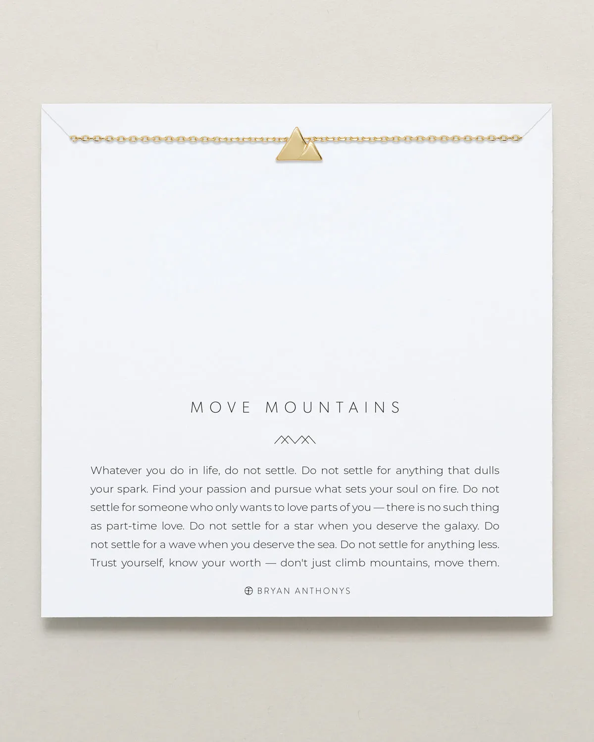 Move Mountains Necklace sold by Zulily