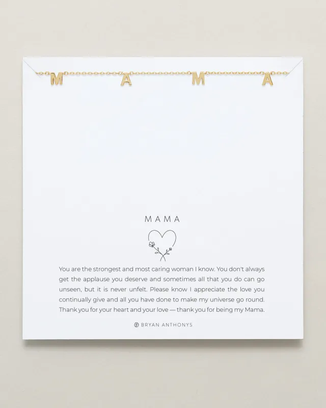 Mama Necklace made by Zulily
