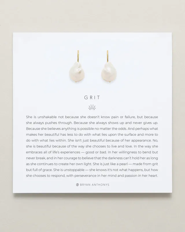 Grit Drop Earrings made by Zulily