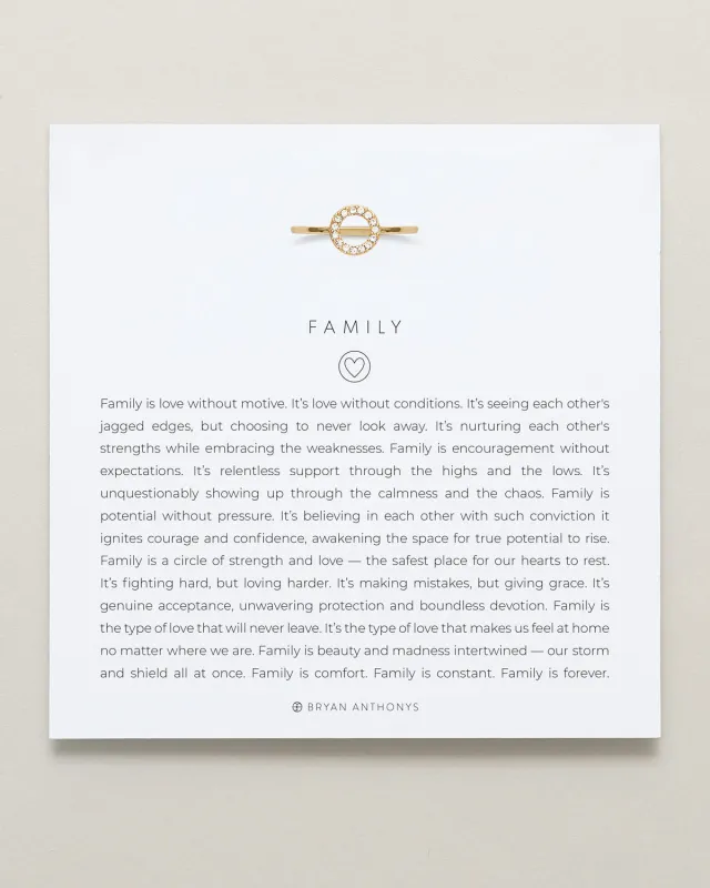 Family Ring made by Zulily