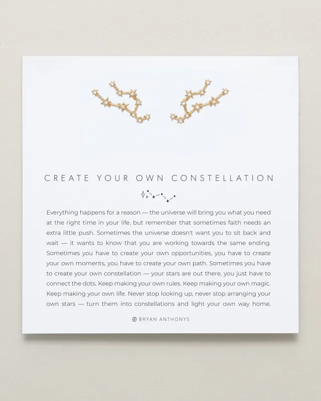 Create Your Own Constellation Earring Climbers made by Zulily