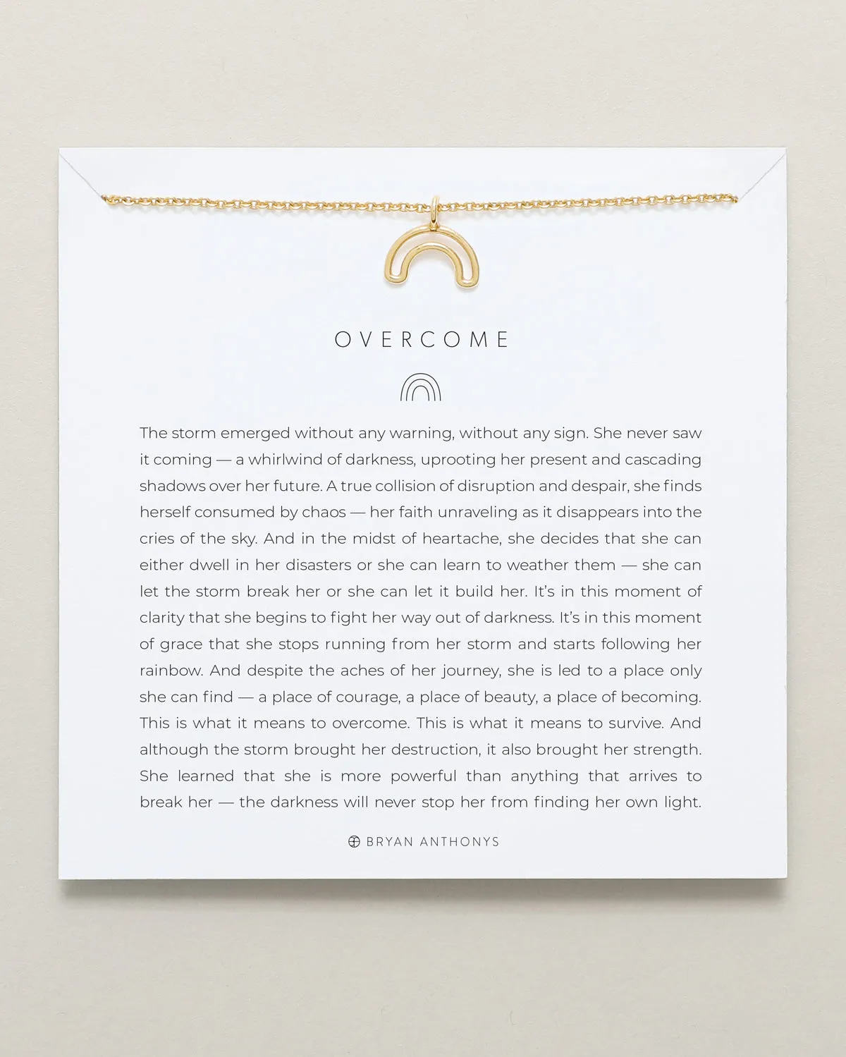 Overcome Necklace sold by Zulily