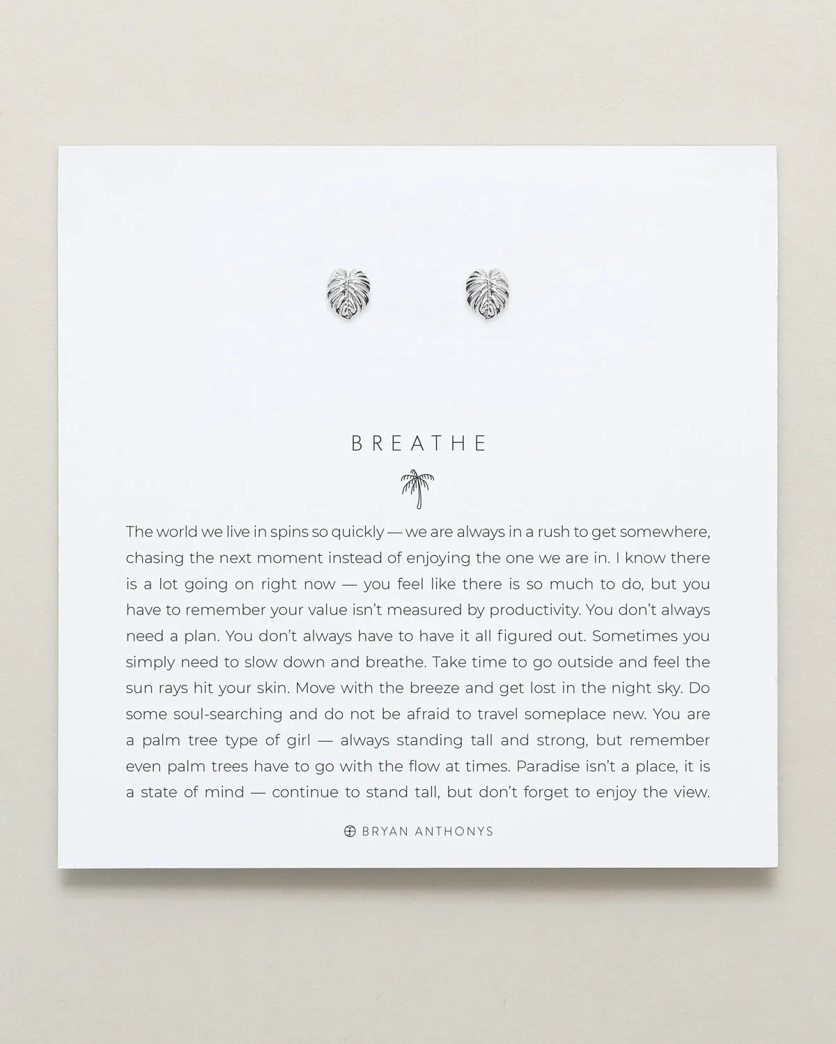 Breathe Stud Earrings sold by Zulily product image thumbnail 2