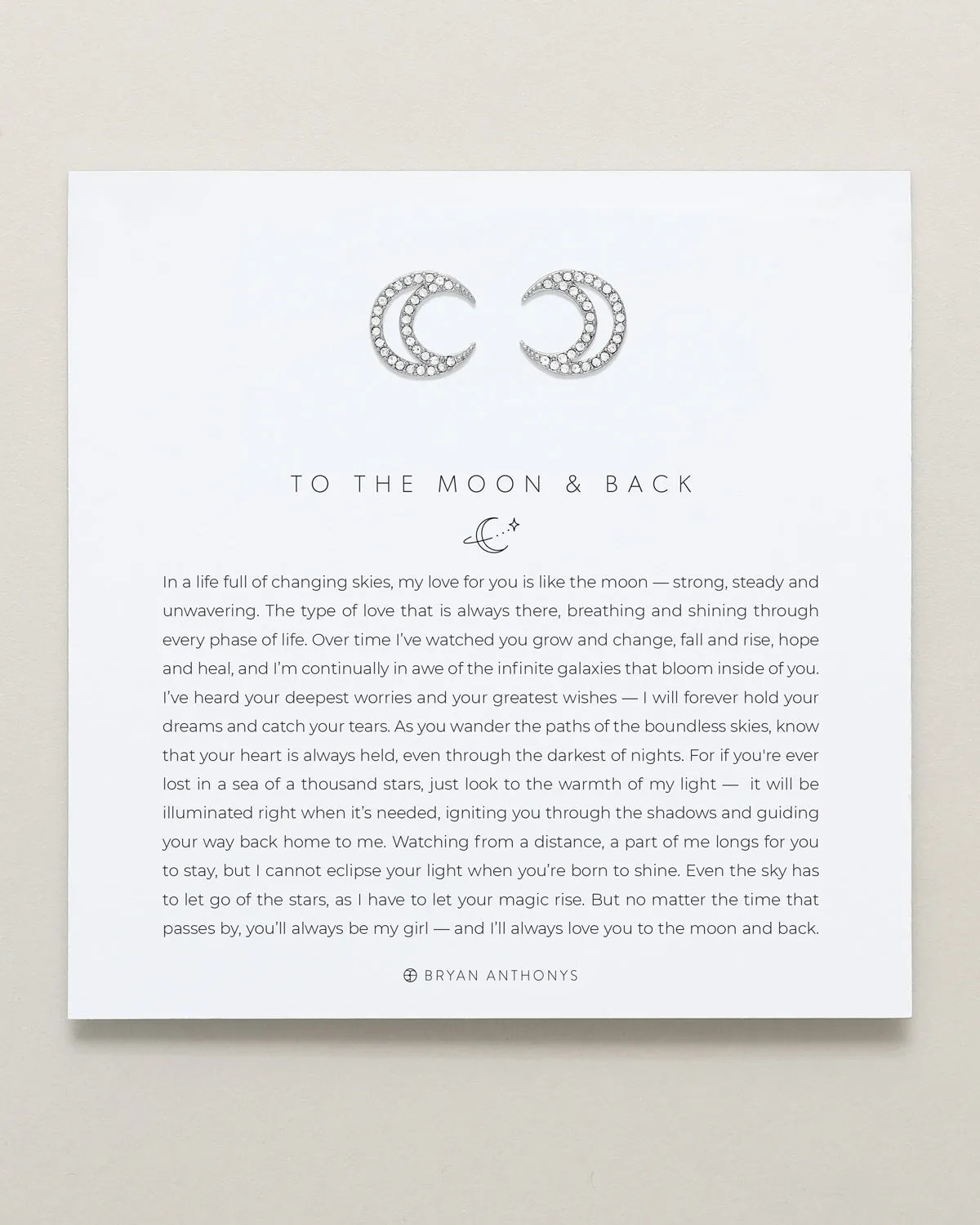 To the Moon and Back Stud Earrings sold by Zulily product image thumbnail 2