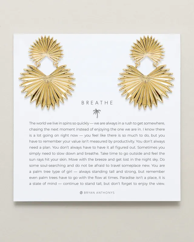 Breathe Statement Earrings made by Zulily