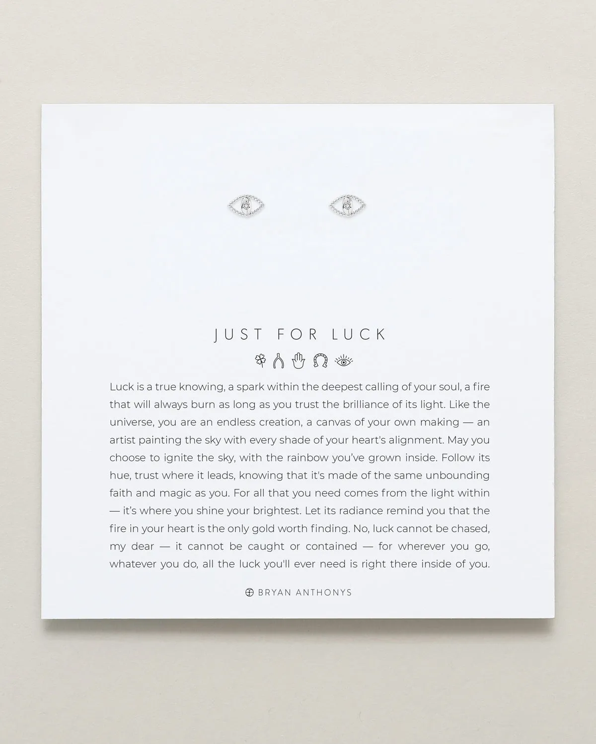 Just For Luck Evil Eye Earrings sold by Zulily product image thumbnail 2