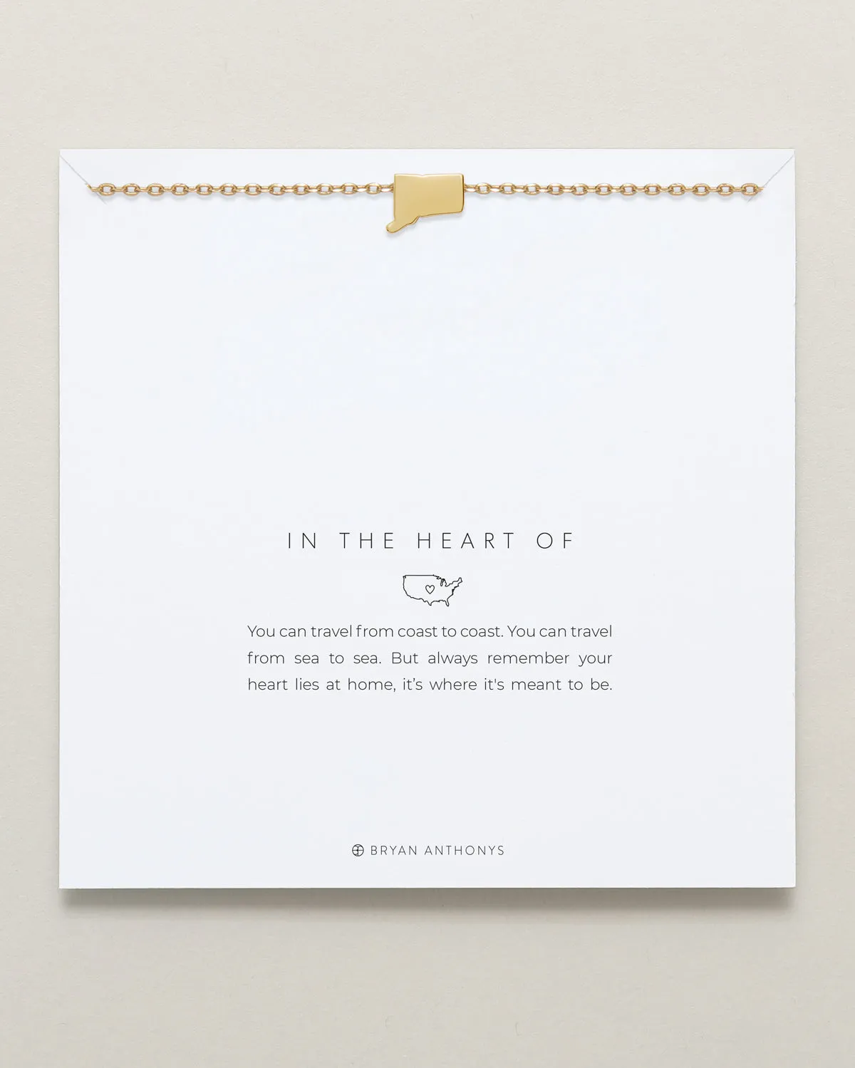 In The Heart Of Necklace — Connecticut sold by Zulily