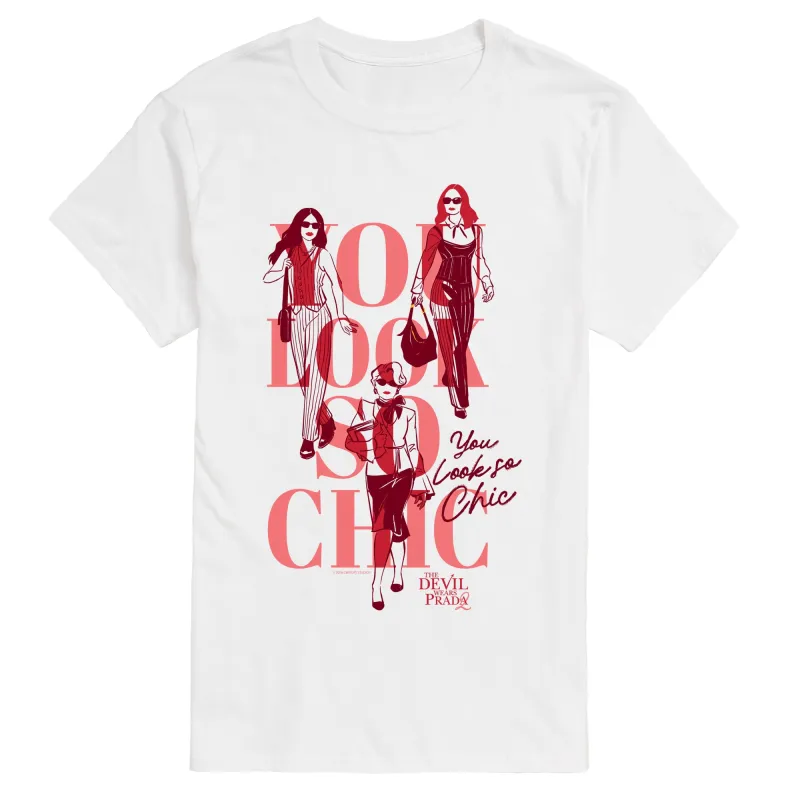 The Devil Wears Prada 2 - You Look So Chic - Men's Short Sleeve Graphic T-Shirt made by Zulily