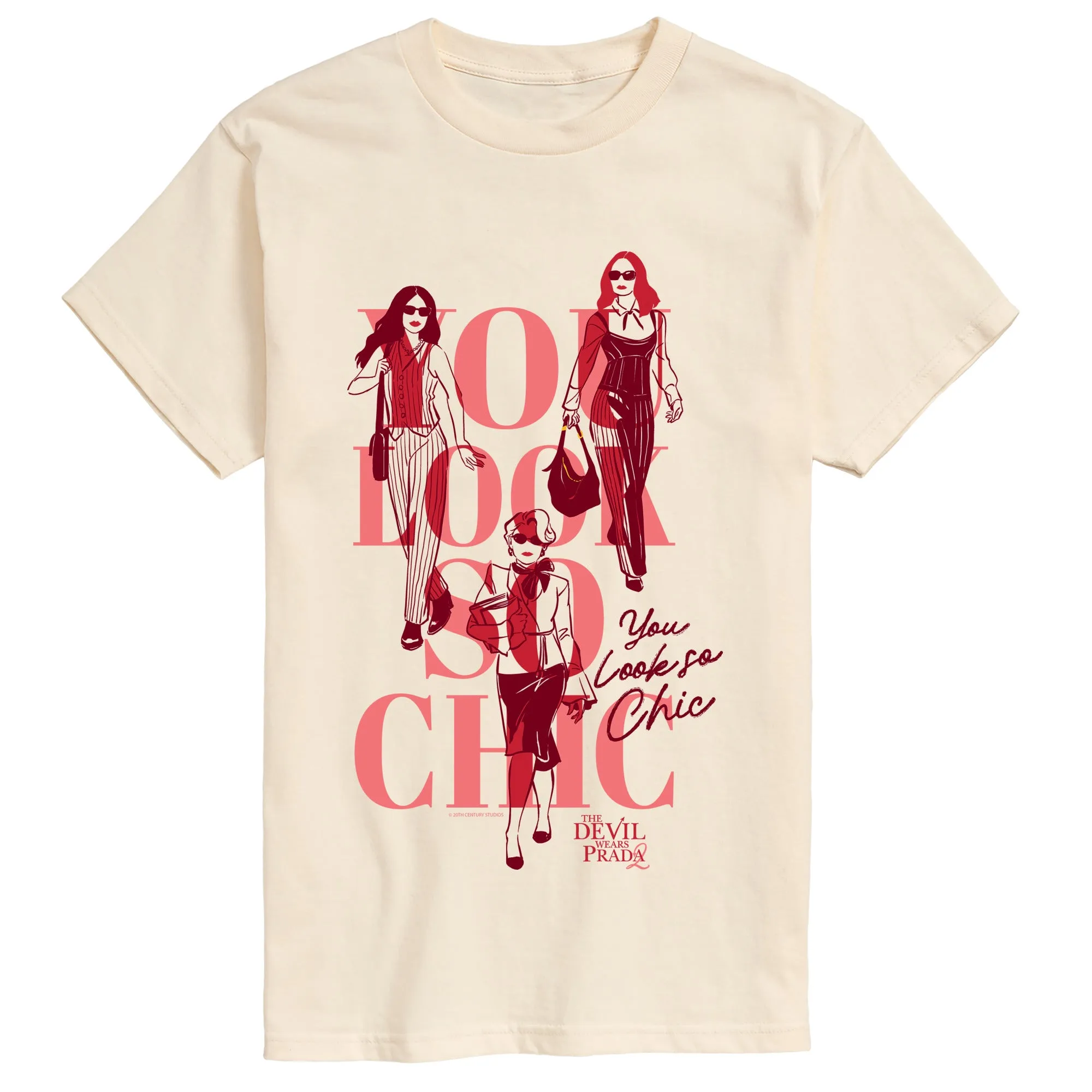 The Devil Wears Prada 2 - You Look So Chic - Men's Short Sleeve Graphic T-Shirt sold by Zulily product image thumbnail 2