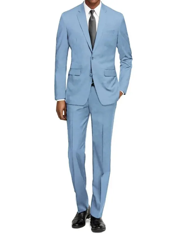 Men's 2-Piece Slim Fit Suit Set made by Zulily