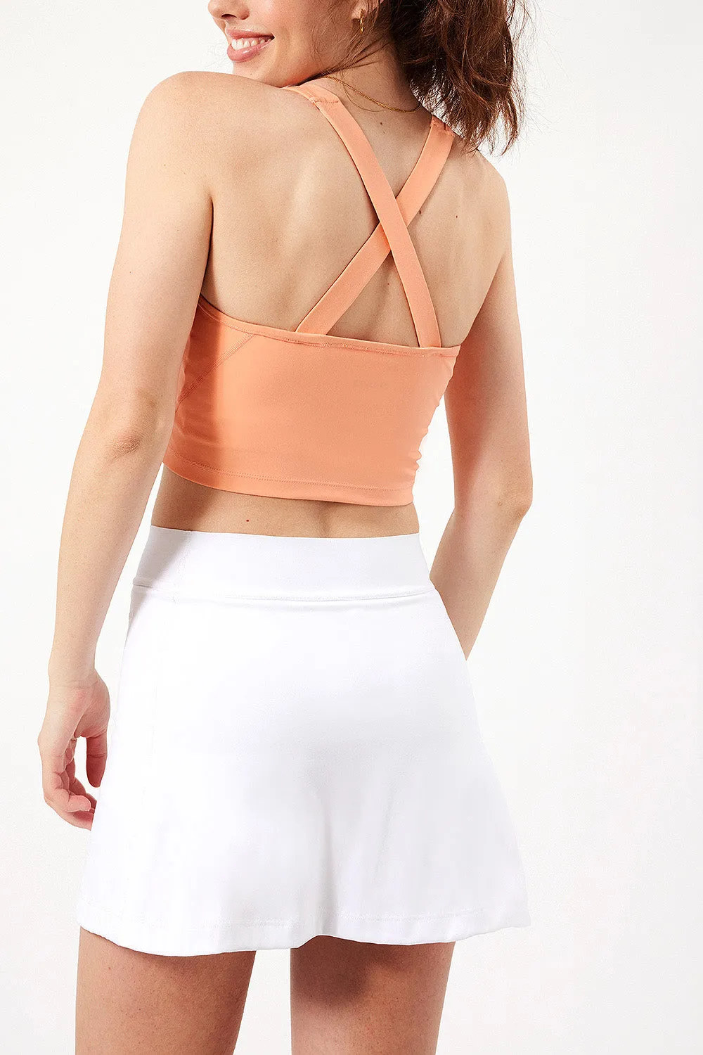 Evelyn skort white by Cream Yoga sold by Zulily product image thumbnail 3