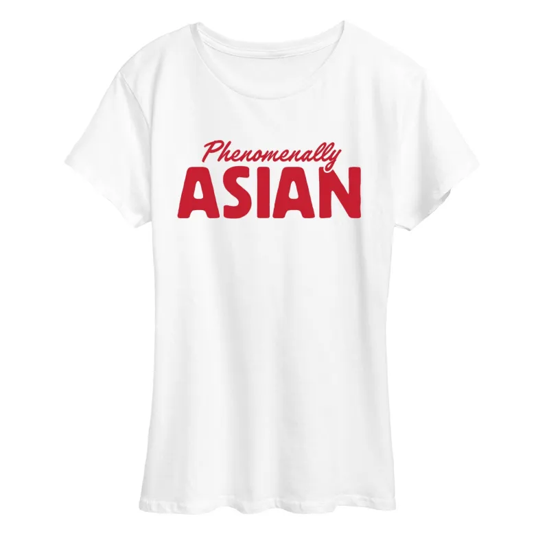 Instant Message - Phenomenally Asian - Women's Short Sleeve Graphic T-Shirt made by Zulily
