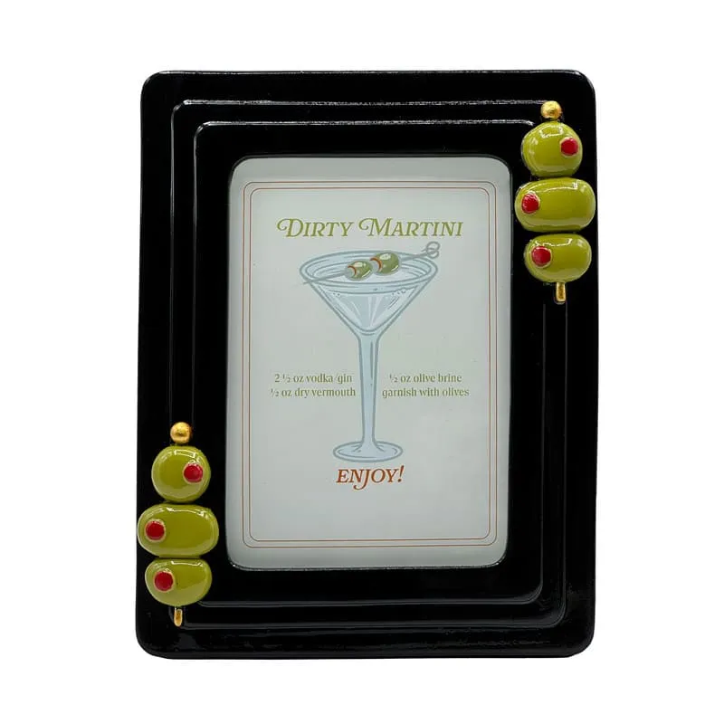 Black “Dirty Martini” Picture Frame made by Zulily