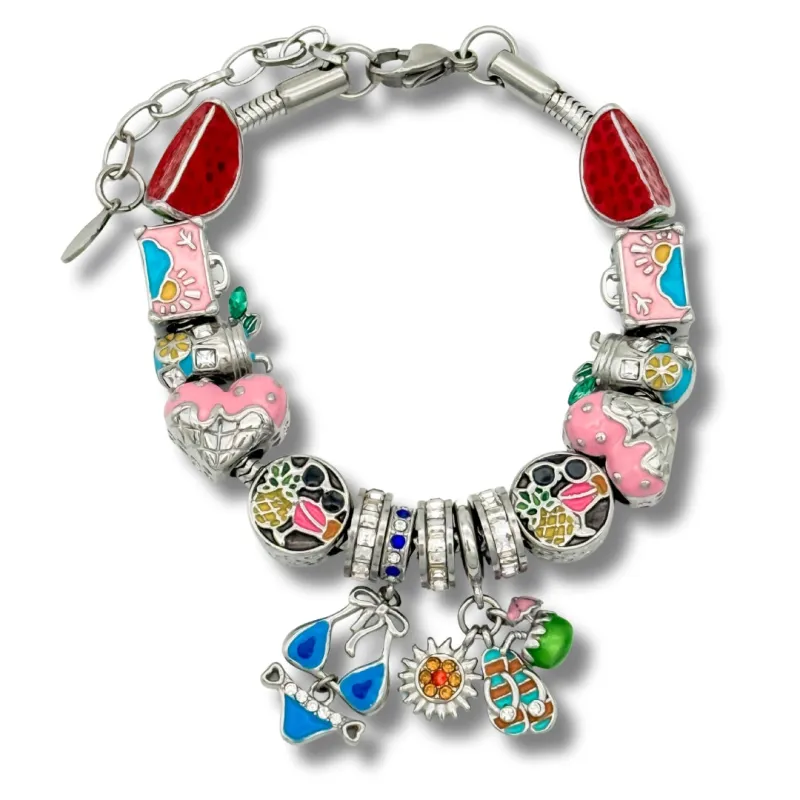 Flip Flops & Sunshine Bracelet made by Zulily