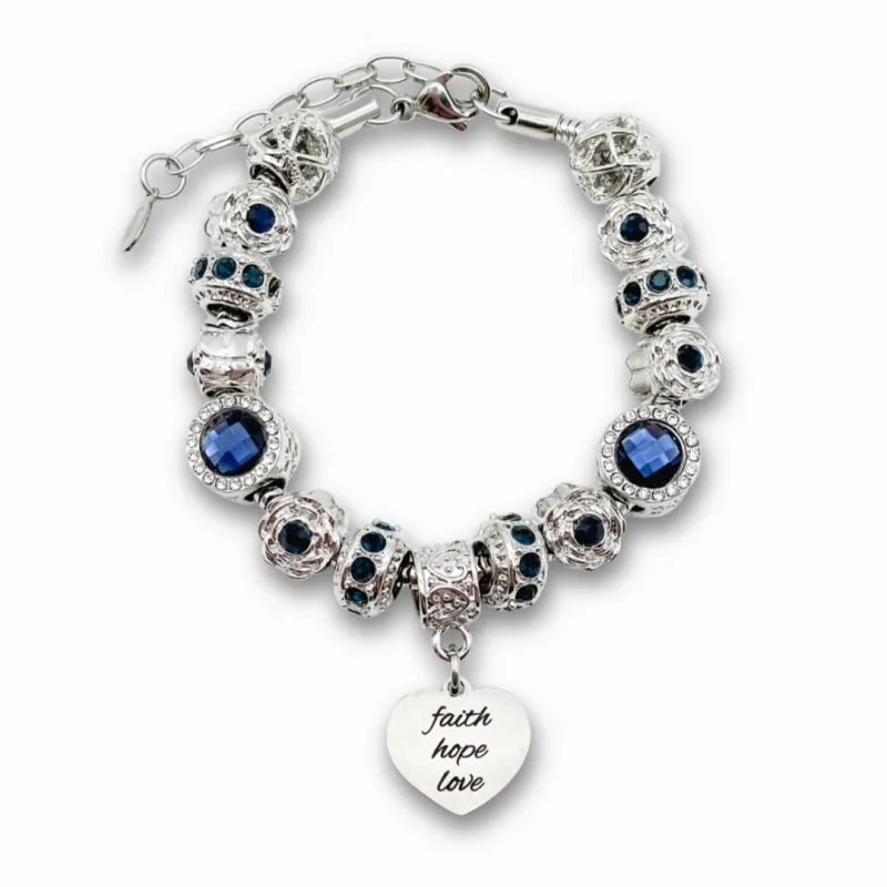 Faith Hope Love Bracelet made by Zulily