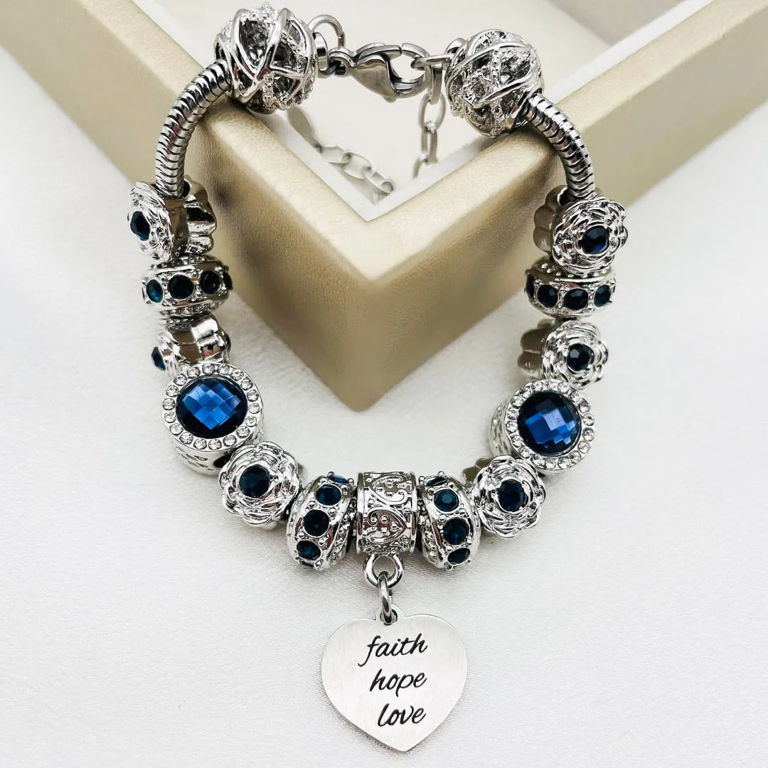 Faith Hope Love Bracelet sold by Zulily product image thumbnail 2