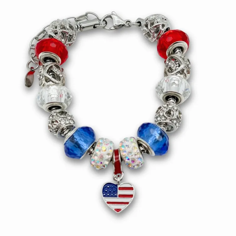 America The Beautiful Bracelet made by Zulily