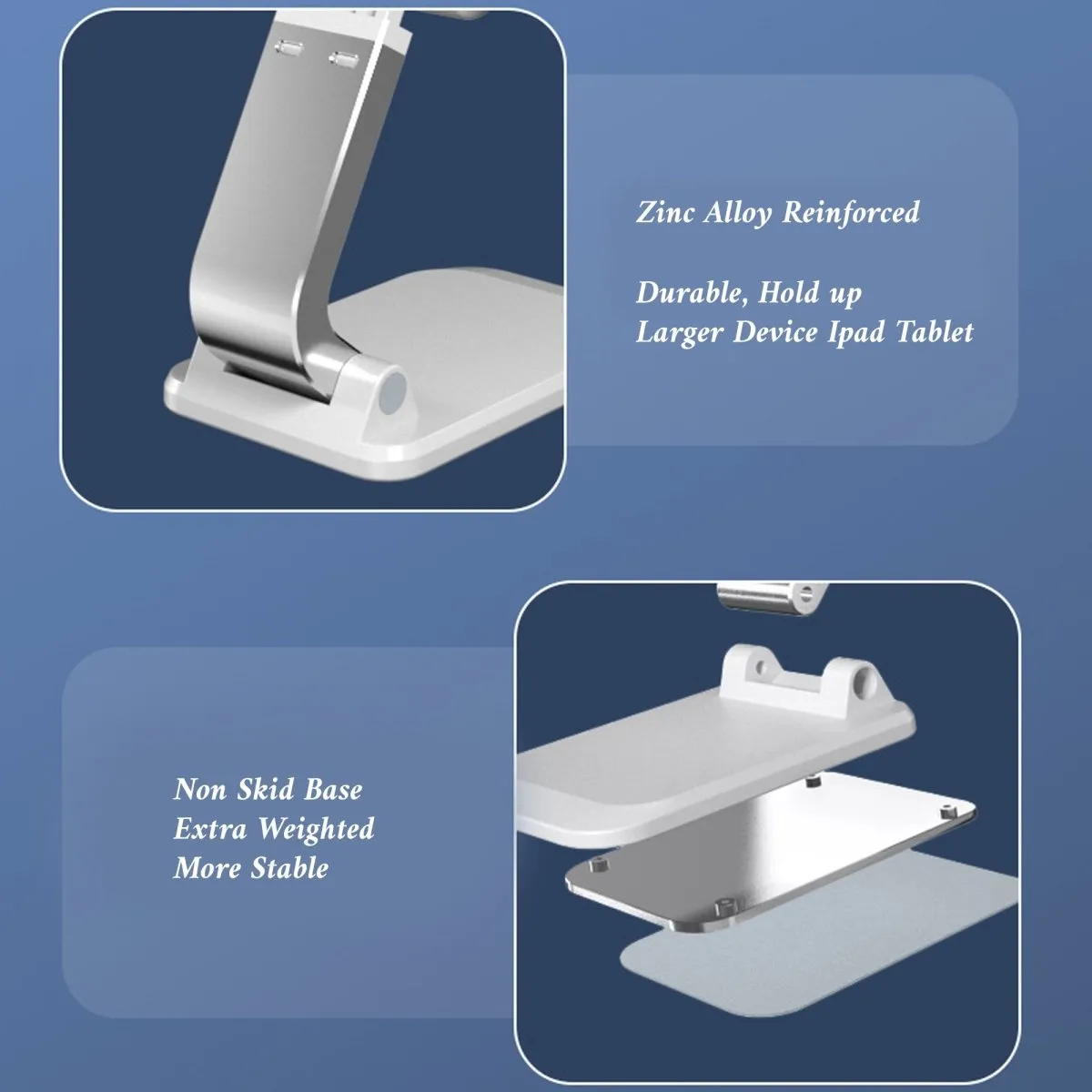 Q7 Cell Phone Desk Stand – Foldable, Strong, and Portable sold by Zulily product image thumbnail 4