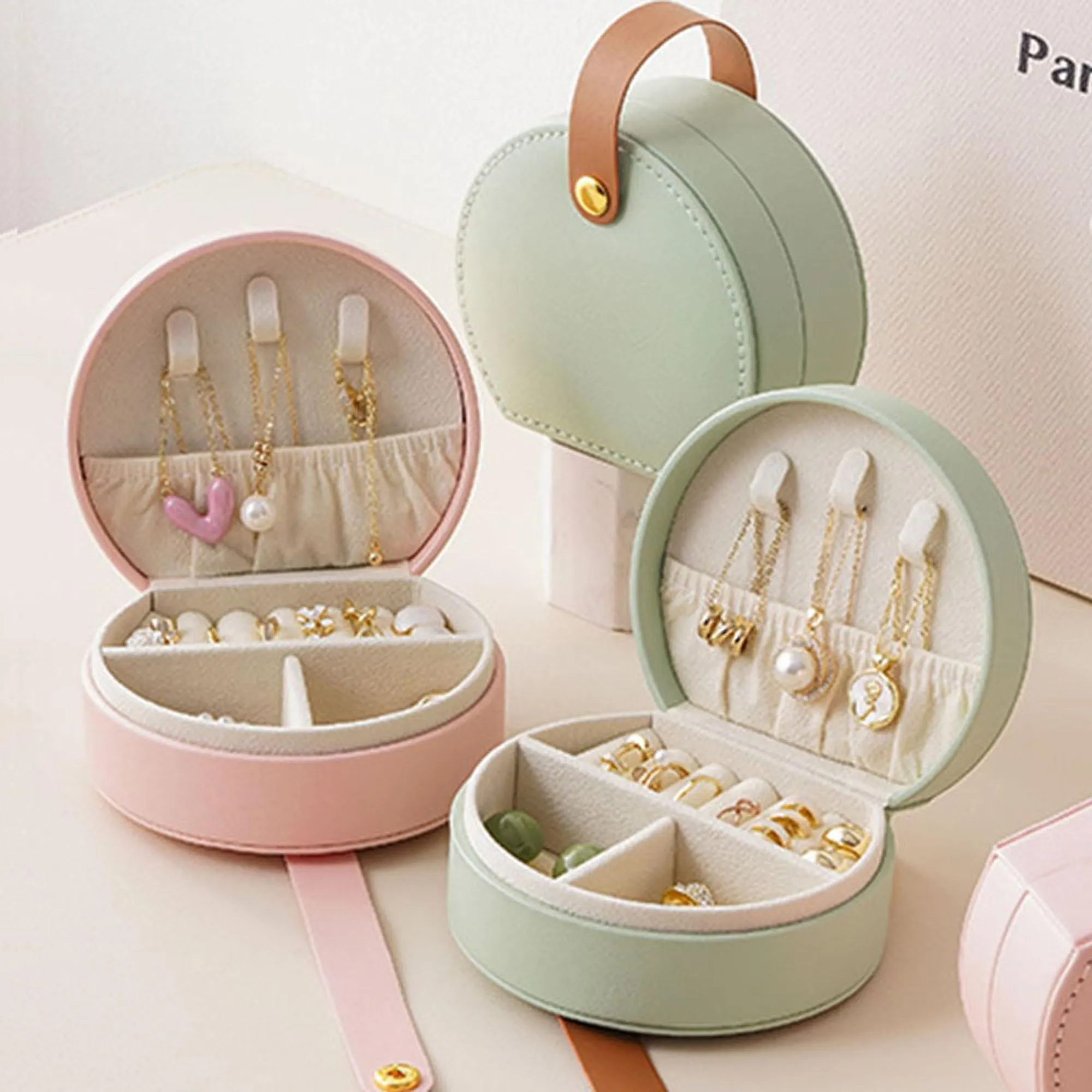 Portable Jewelry Storage Box – Compact Travel Organizer Case sold by Zulily