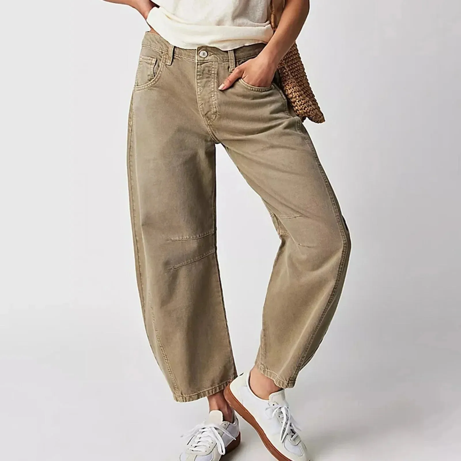 ๐ Women's Y2K Baggy Mid-Waist Wide-Leg Jeans โ 90s Streetwear Vibe sold by Zulily product image thumbnail 5